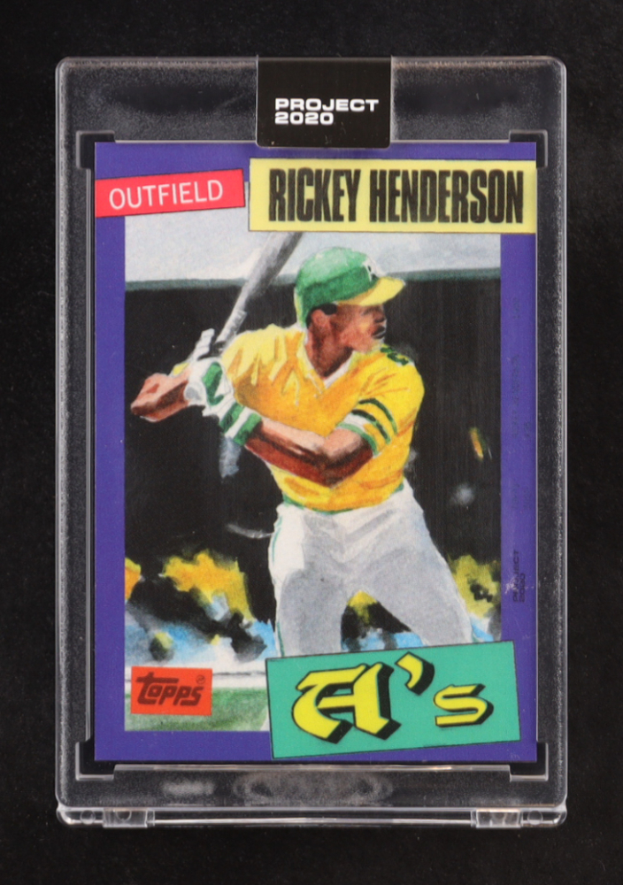 Rickey Henderson 2020 Topps Project 2020 #123 / Jacob Rochester