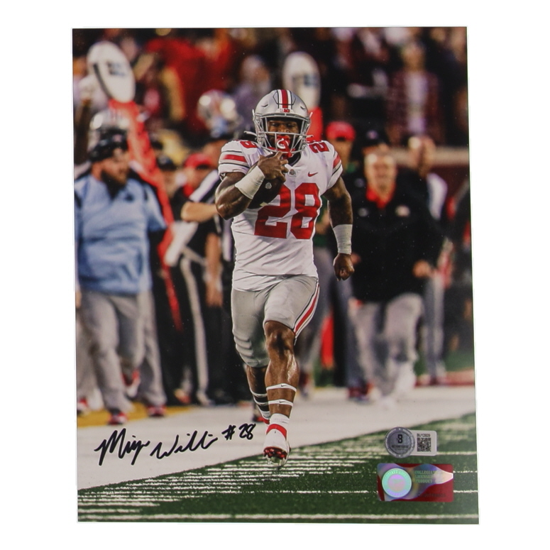 Miyan Williams Signed Ohio State Buckeyes 8x10 Photo (Beckett) at PristineAuction.com Miyan Williams Signed Ohio State Buckeyes 8x10 Photo (Beckett) at PristineAuction.com
