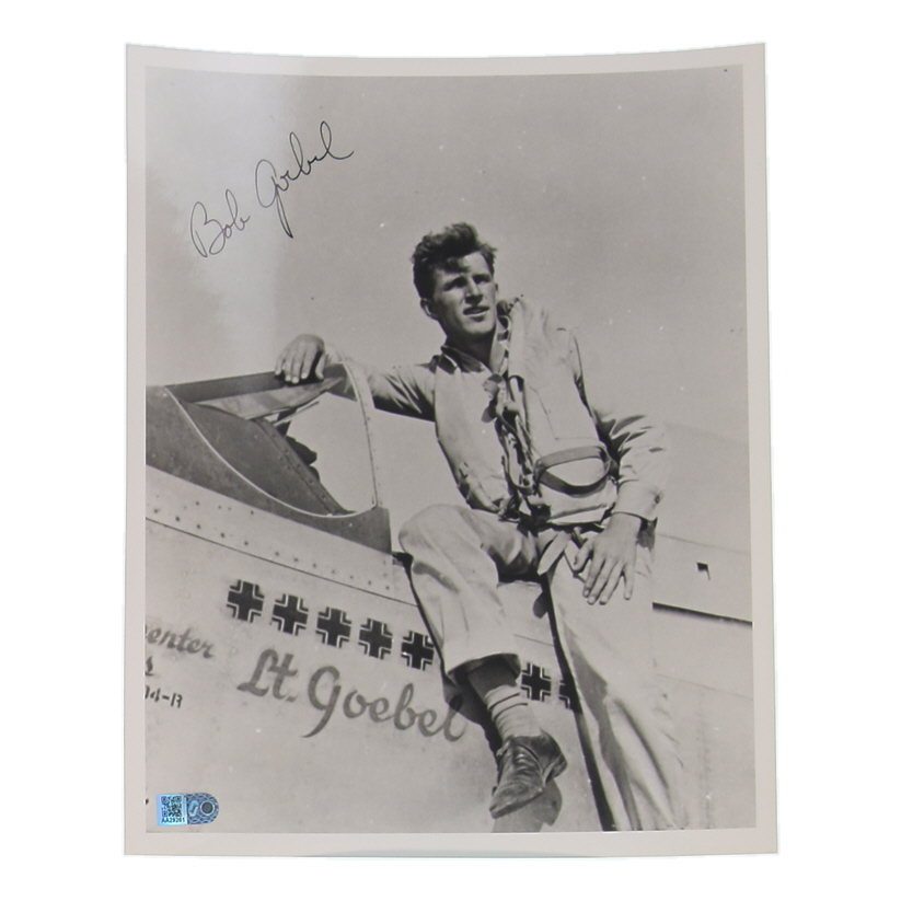 Robert Goebel Signed WWII 8x10 Photo (AIV) at PristineAuction.com Robert Goebel Signed WWII 8x10 Photo (AIV) at PristineAuction.com