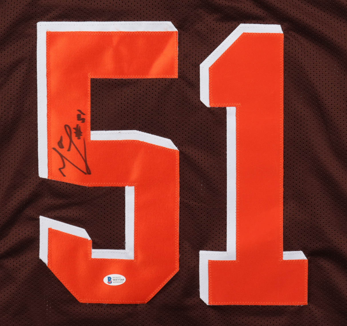 Mack Wilson Signed Jersey (Beckett) at PristineAuction.com Mack Wilson Signed Jersey (Beckett) at PristineAuction.com