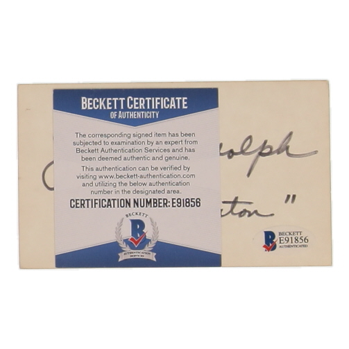 Joyce Randolph Signed Index Card Inscribed "Trixie Norton" (Beckett) at PristineAuction.com Joyce Randolph Signed Index Card Inscribed "Trixie Norton" (Beckett) at PristineAuction.com