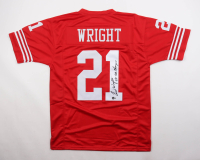 Eric Wright Signed Jersey Inscribed "4x SB Champs" (Beckett) at PristineAuction.com