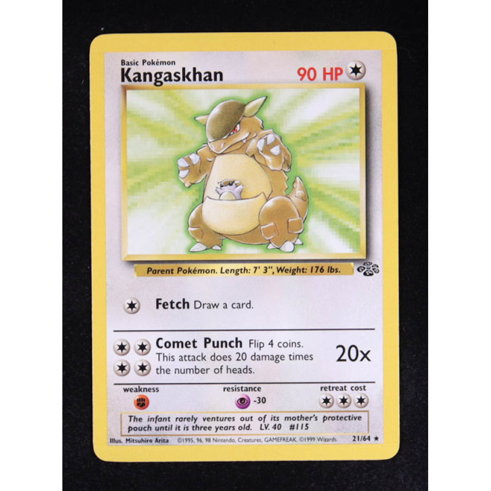 Kangaskhan 1999 Pokemon Jungle Unlimited #21 at PristineAuction.com