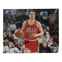 John Paxson Signed Bulls 8x10 Photo (Beckett) at PristineAuction.com