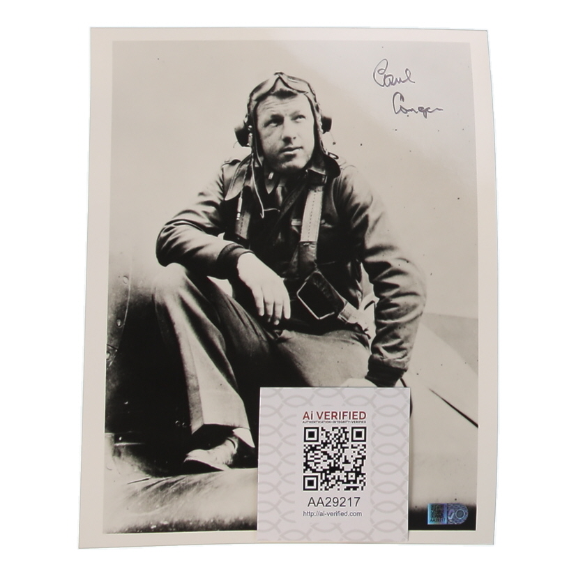 Paul Conger Signed WWII 8x10 Photo (AIV) at PristineAuction.com Paul Conger Signed WWII 8x10 Photo (AIV) at PristineAuction.com