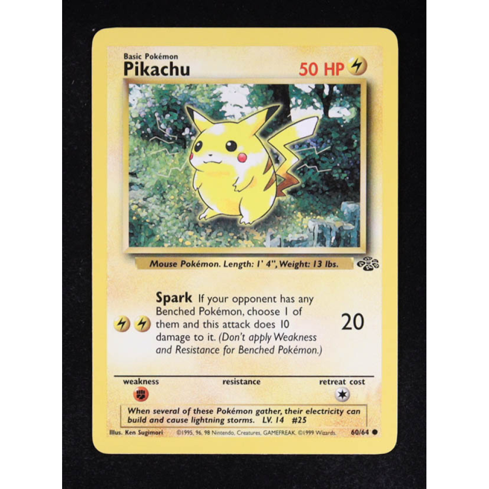 Pikachu 1999 Pokemon Jungle Unlimited #60 at PristineAuction.com