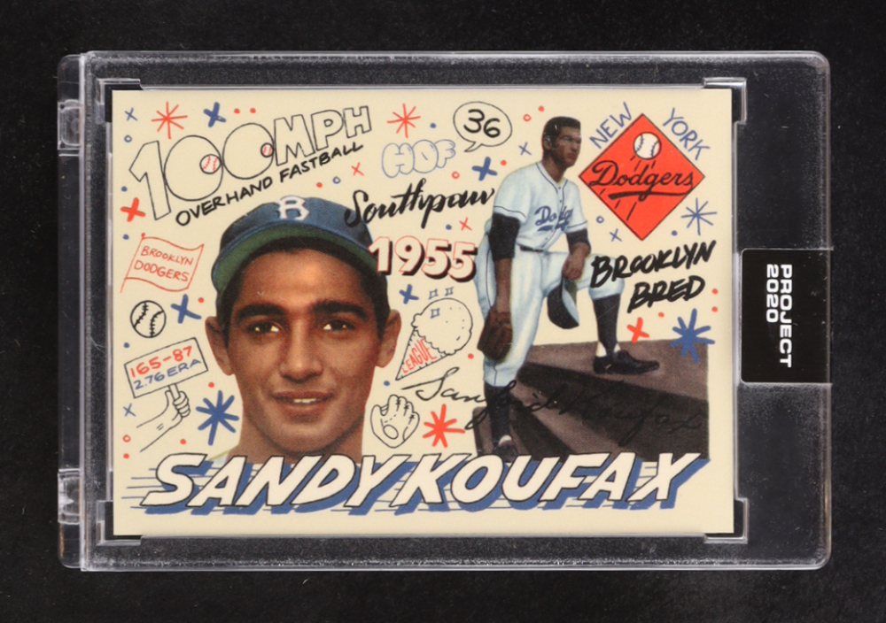 Sandy Koufax 2020 Topps Project 2020 #204 / Sophia Chang