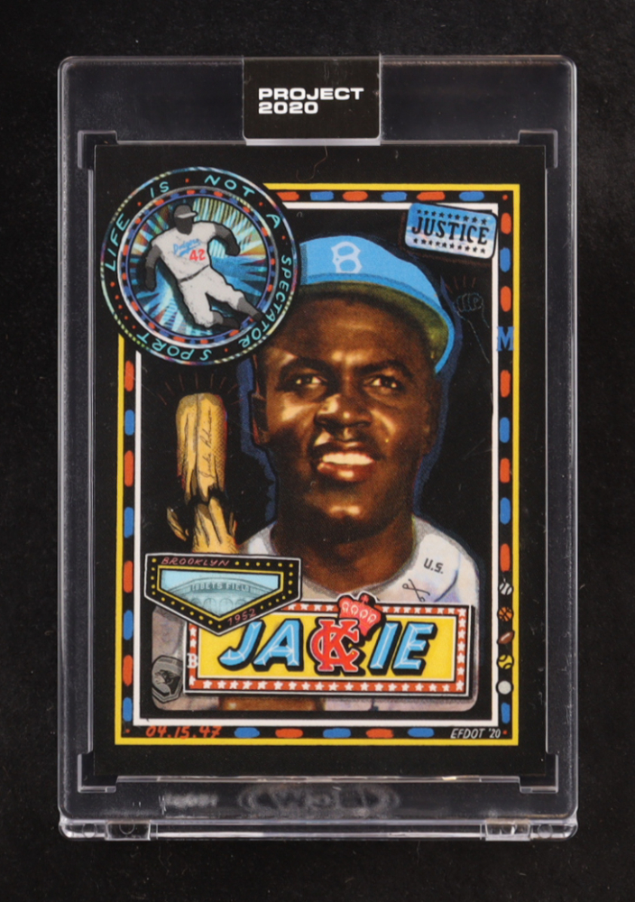 Jackie Robinson 2020 Topps Project 2020 #114 / Efdot