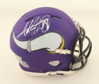 Adrian Peterson Signed Vikings Speed Mini Helmet (Beckett) at PristineAuction.com
