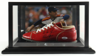 Nolan Ryan Signed Vintage Rawlings Baseball Cleat With Display Case Inscribed "The Ryan Express" (PSA) at PristineAuction.com