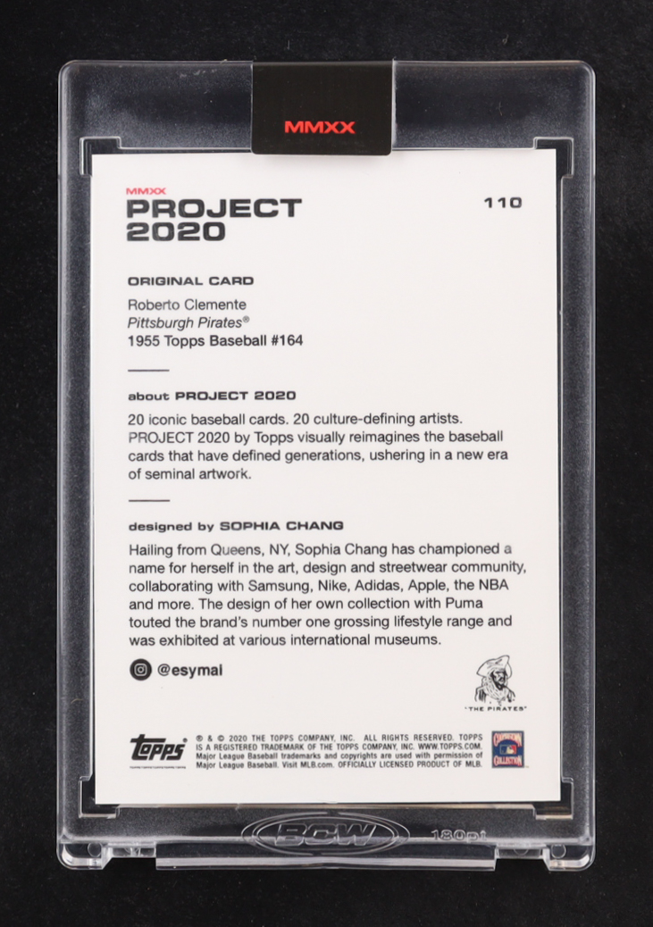 Roberto Clemente 2020 Topps Project 2020 #110 / Sophia Chang at PristineAuction.com Roberto Clemente 2020 Topps Project 2020 #110 / Sophia Chang at PristineAuction.com