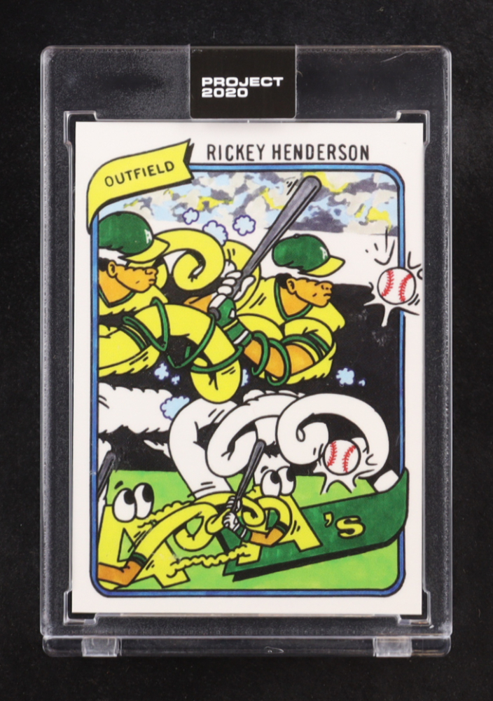 Rickey Henderson 2020 Topps Project 2020 #168 / Ermsy
