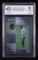 Tiger Woods 2001 SP Authentic Focus on a Champion #FC2 RC (BCCG 9) at PristineAuction.com