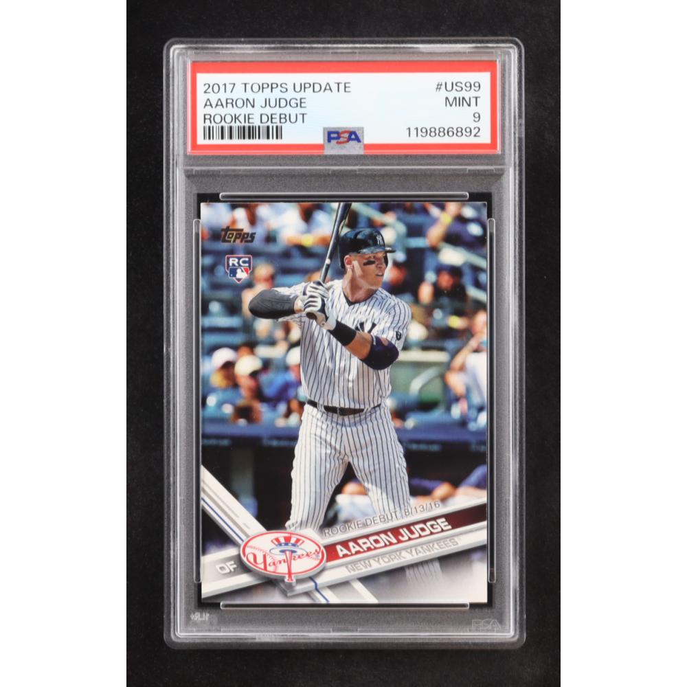 Aaron Judge 2017 Topps Update #US99A RD RC (PSA 9) at PristineAuction.com