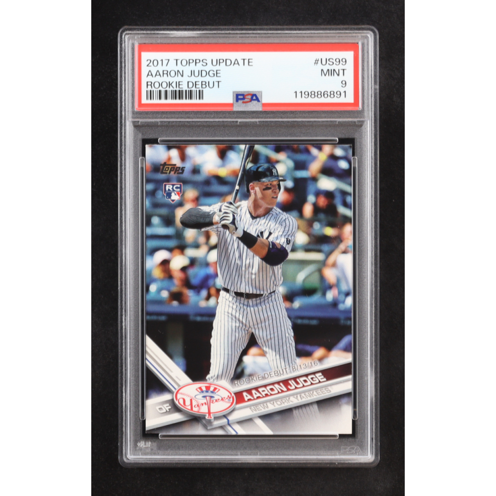 Aaron Judge 2017 Topps Update #US99A RD RC (PSA 9) at PristineAuction.com