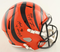 Logan Wilson Signed Bengals Full-Size Speed Helmet Inscribed "Welcome To The Jungle!" (Beckett) at PristineAuction.com