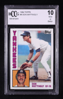 Don Mattingly 1984 Topps #8 RC (BCCG 10) at PristineAuction.com