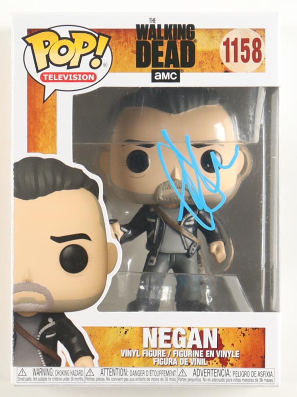 Jeffrey Dean Morgan Signed "The Walking Dead" #1158 Negan Funko Pop! Vinyl Figure (Beckett) at PristineAuction.com Jeffrey Dean Morgan Signed "The Walking Dead" #1158 Negan Funko Pop! Vinyl Figure (Beckett) at PristineAuction.com