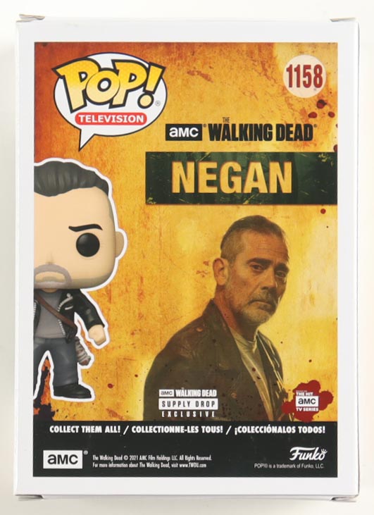 Jeffrey Dean Morgan Signed "The Walking Dead" #1158 Negan Funko Pop! Vinyl Figure (Beckett) at PristineAuction.com Jeffrey Dean Morgan Signed "The Walking Dead" #1158 Negan Funko Pop! Vinyl Figure (Beckett) at PristineAuction.com