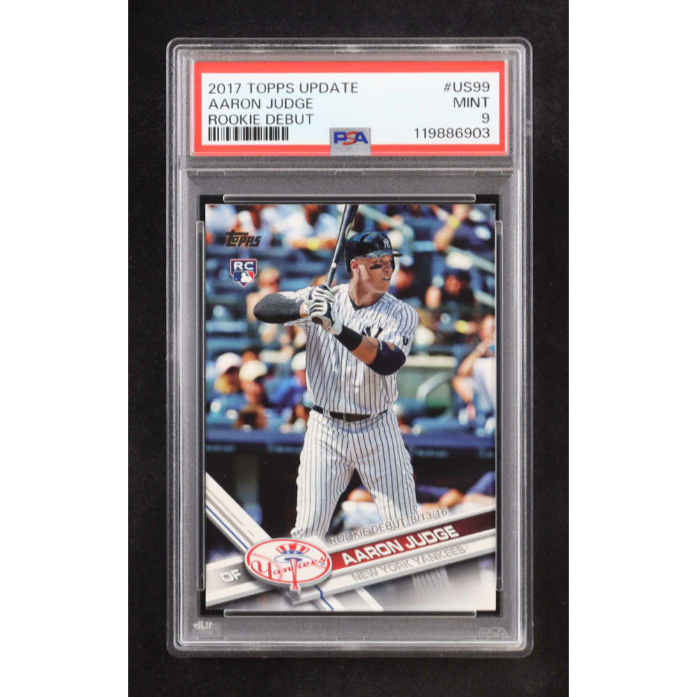 Aaron Judge 2017 Topps Update #US99A RD RC (PSA 9) at PristineAuction.com