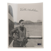 Walter Beckham Signed WWII 8x10 Photo (AIV) at PristineAuction.com