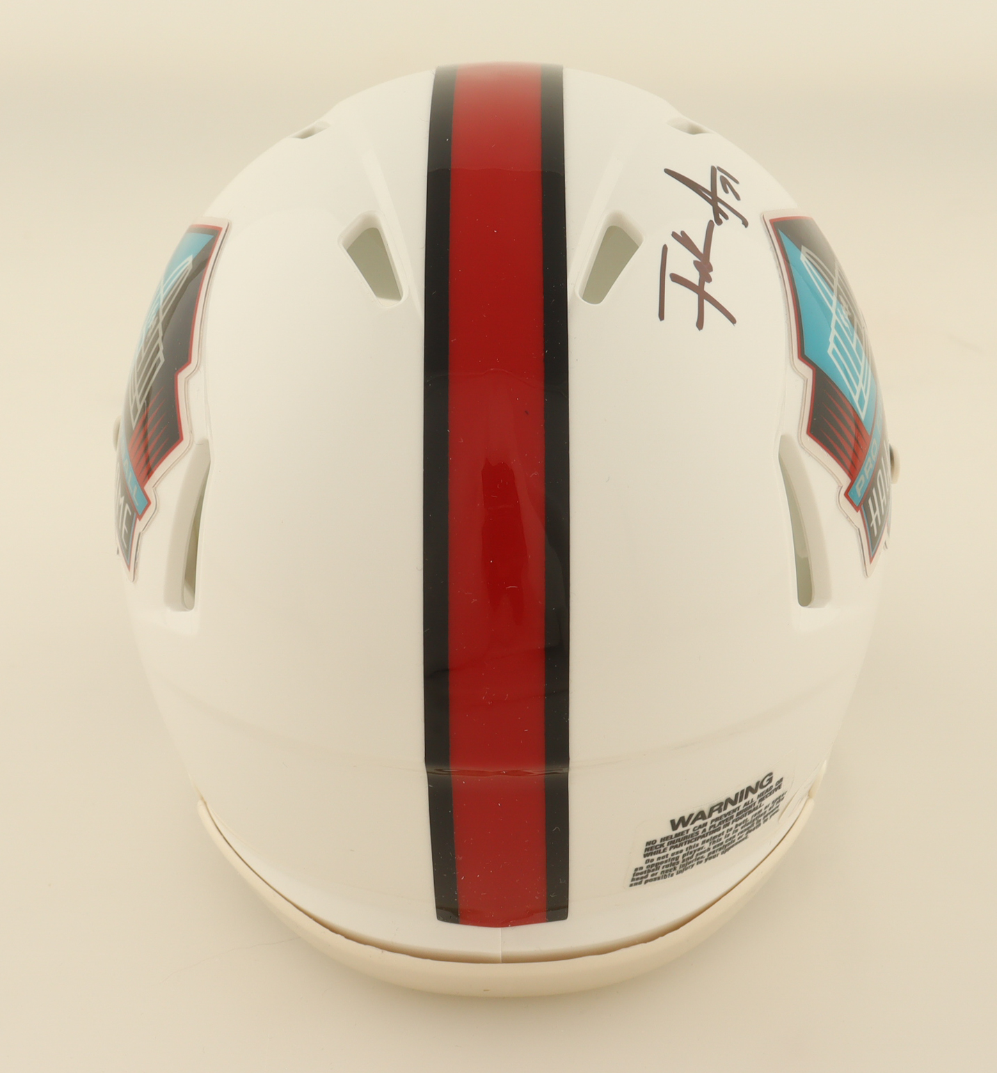 Frank Gore Signed Hall of Fame Logo Speed Mini Helmet (JSA) at PristineAuction.com Frank Gore Signed Hall of Fame Logo Speed Mini Helmet (JSA) at PristineAuction.com