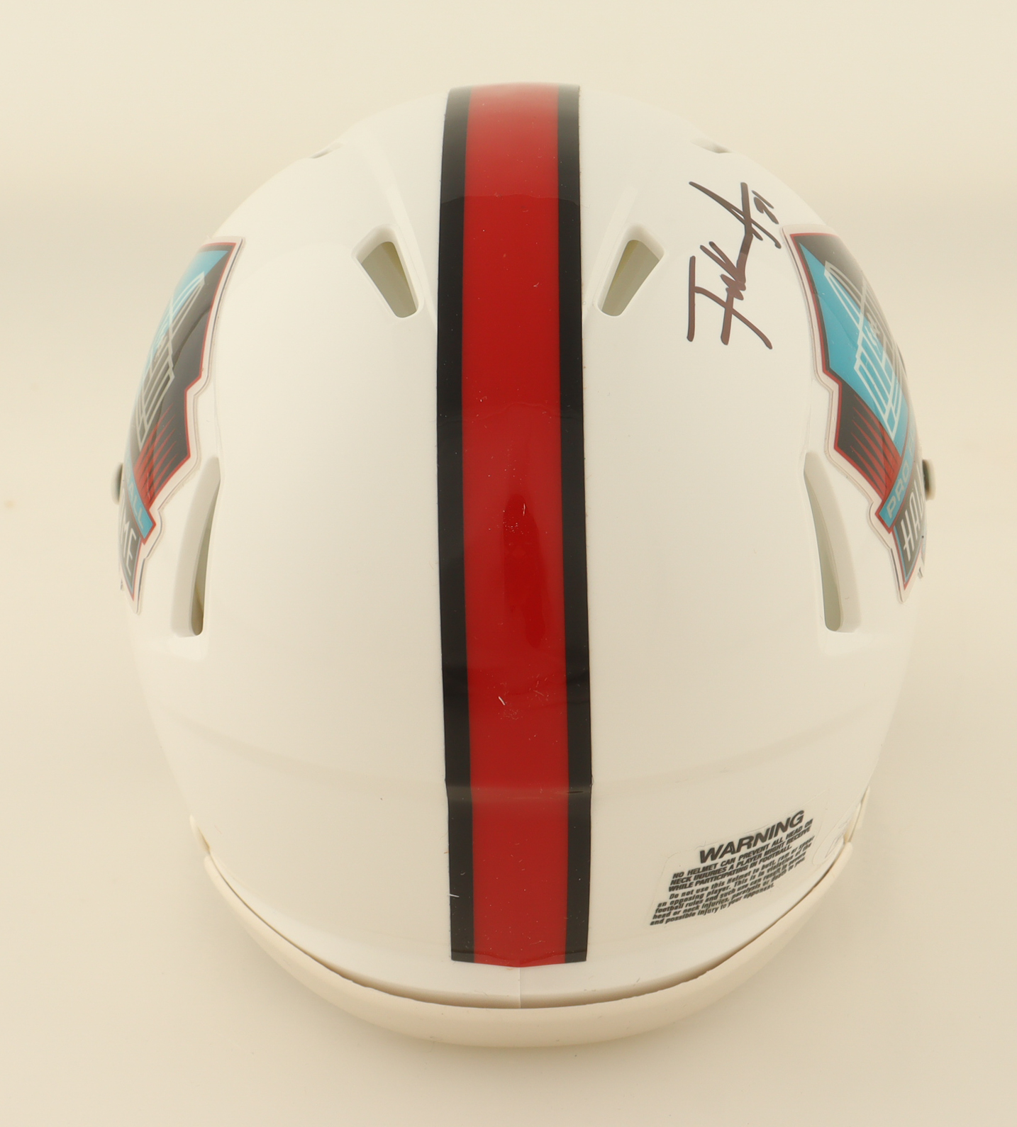 Frank Gore Signed Hall of Fame Logo Speed Mini Helmet (JSA) at PristineAuction.com Frank Gore Signed Hall of Fame Logo Speed Mini Helmet (JSA) at PristineAuction.com