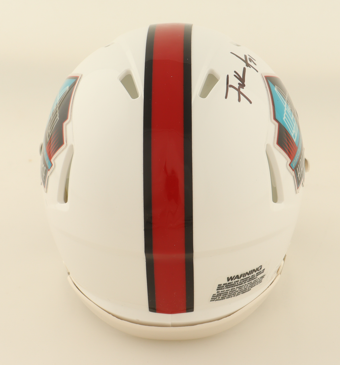 Frank Gore Signed Hall of Fame Logo Speed Mini Helmet (JSA) at PristineAuction.com Frank Gore Signed Hall of Fame Logo Speed Mini Helmet (JSA) at PristineAuction.com