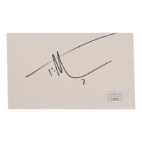 Tim McGraw Signed Index Card (JSA) at PristineAuction.com