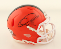 Quinshon Judkins Signed Browns Speed Mini Helmet (Beckett) at PristineAuction.com