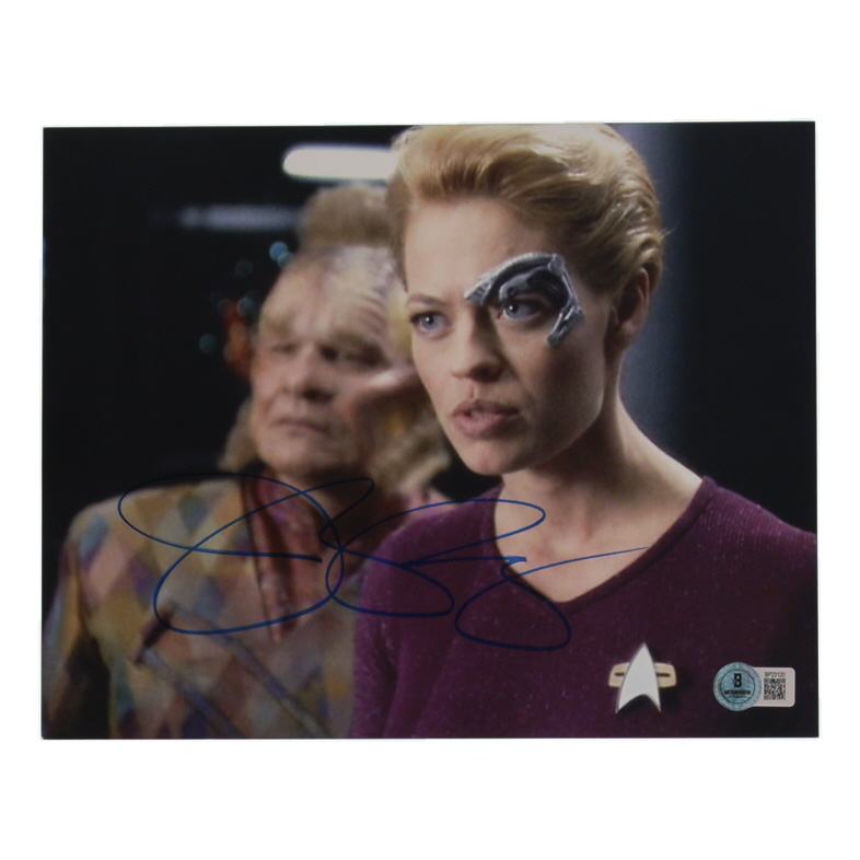 Jeri Ryan Signed "Star Trek: Voyager" 8x10 Photo (Beckett) at PristineAuction.com Jeri Ryan Signed "Star Trek: Voyager" 8x10 Photo (Beckett) at PristineAuction.com