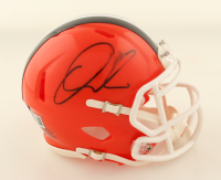 Quinshon Judkins Signed Browns Speed Mini Helmet (Beckett) at PristineAuction.com