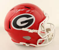 D'Andre Swift Signed Georgia Bulldogs Full-Size Speed Helmet (Fanatics) at PristineAuction.com