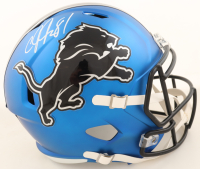 Calvin Johnson Signed Lions Full-Size Rave Alternate Speed Helmet (Beckett) at PristineAuction.com