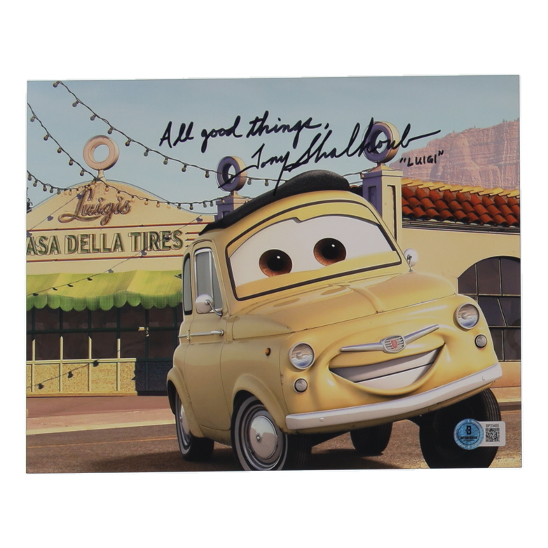 Tony Shalhoub Signed "Cars" 8x10 Photo Inscribed "All Good Things" (Beckett) at PristineAuction.com Tony Shalhoub Signed "Cars" 8x10 Photo Inscribed "All Good Things" (Beckett) at PristineAuction.com