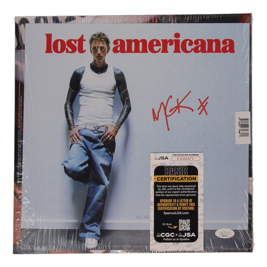 Machine Gun Kelly Signed "Lost Americana" Vinyl Record Album (JSA) at PristineAuction.com Machine Gun Kelly Signed "Lost Americana" Vinyl Record Album (JSA) at PristineAuction.com