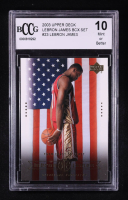 LeBron James 2003 Upper Deck LeBron James Box Set #23 From Coast To Coast RC (BCCG 10) at PristineAuction.com