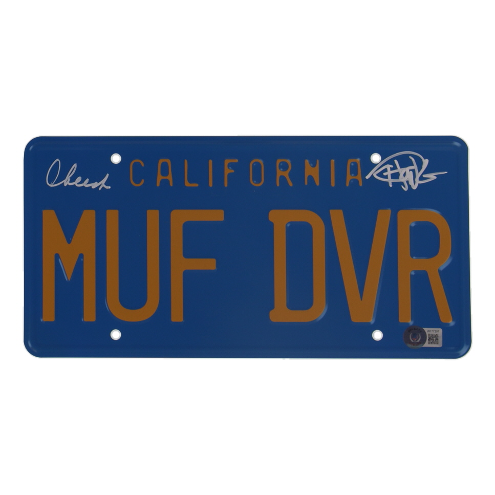 Tommy Chong & Cheech Marin Signed "Cheech & Chong: Up In Smoke" License Plate (Beckett) at PristineAuction.com Tommy Chong & Cheech Marin Signed "Cheech & Chong: Up In Smoke" License Plate (Beckett) at PristineAuction.com