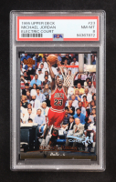 Michael Jordan 1995-96 Upper Deck Electric Court #23 (PSA 8) at PristineAuction.com