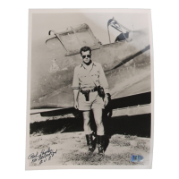 Robert "Bob" Layher Signed WWII 8x10 Photo With Inscription (AIV) at PristineAuction.com