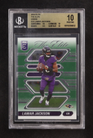 Lamar Jackson 2024 Elite The Elite Green #10 (BGS 10) at PristineAuction.com