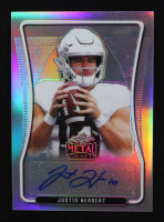 Justin Herbert 2020 Leaf Metal Draft Portrait #BAPJH2 #35/60 RC at PristineAuction.com