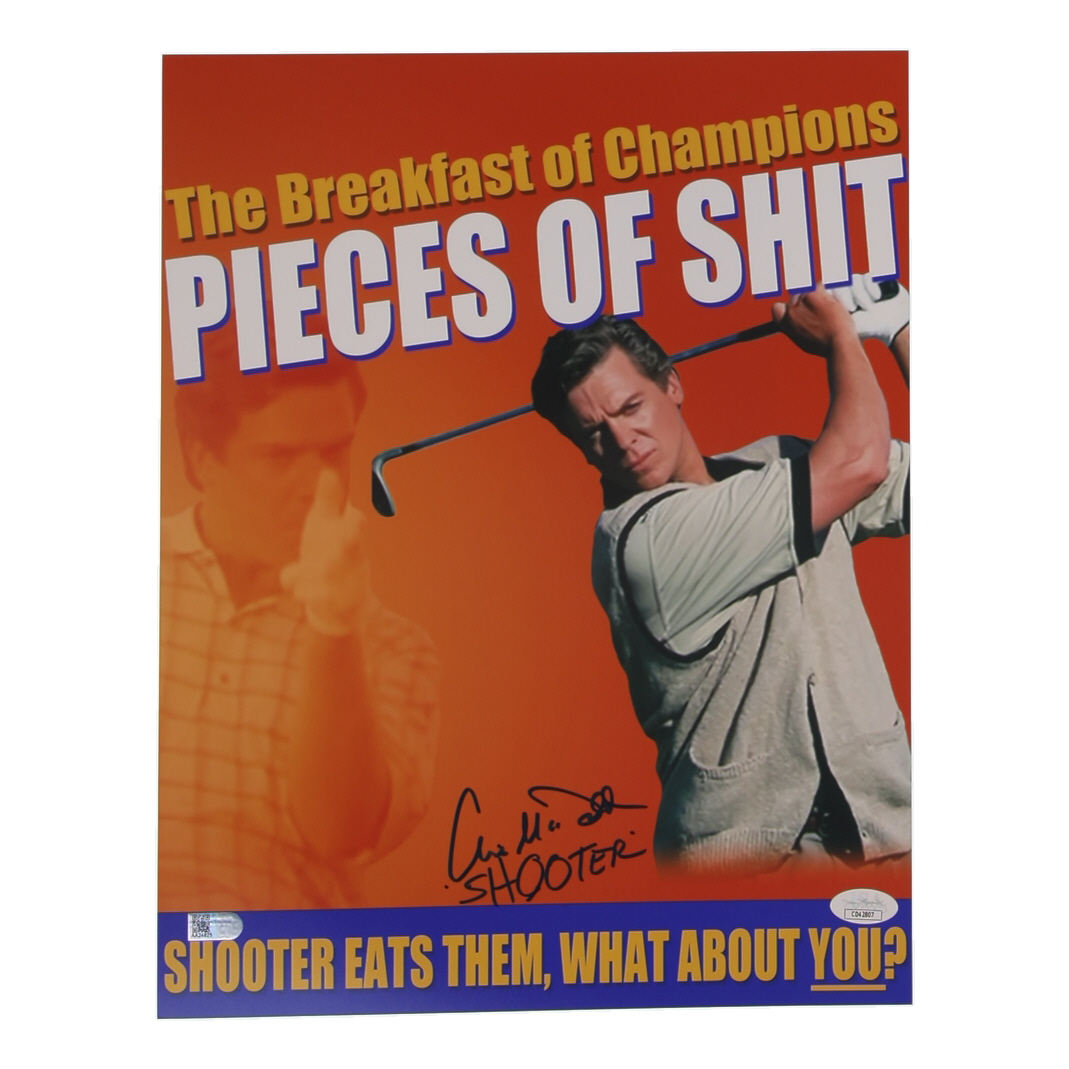 Christopher McDonald Signed "Happy Gilmore" 11x14 Photo Inscribed "Shooter" (JSA) at PristineAuction.com Christopher McDonald Signed "Happy Gilmore" 11x14 Photo Inscribed "Shooter" (JSA) at PristineAuction.com