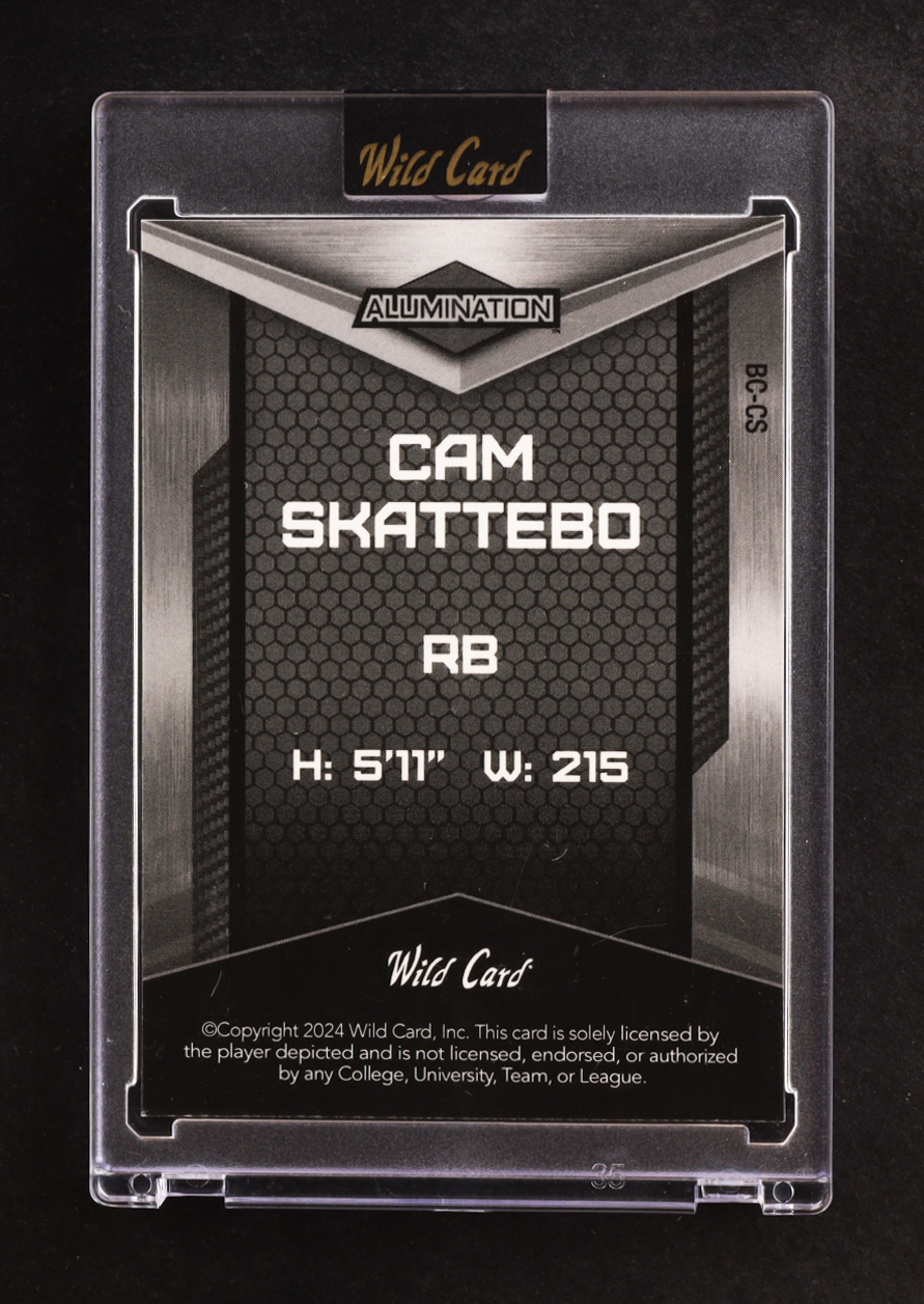 Cam Skattebo 2024 Wild Card Alumination #BC-CS RC #19/50 at PristineAuction.com Cam Skattebo 2024 Wild Card Alumination #BC-CS RC #19/50 at PristineAuction.com