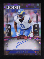 Jared Verse 2024 Panini Contenders Variation Cracked Ice #147 #19/25 RC at PristineAuction.com