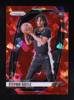 Stephon Castle 2024-25 Panini Prizm Prizms Red Ice #234 RC at PristineAuction.com