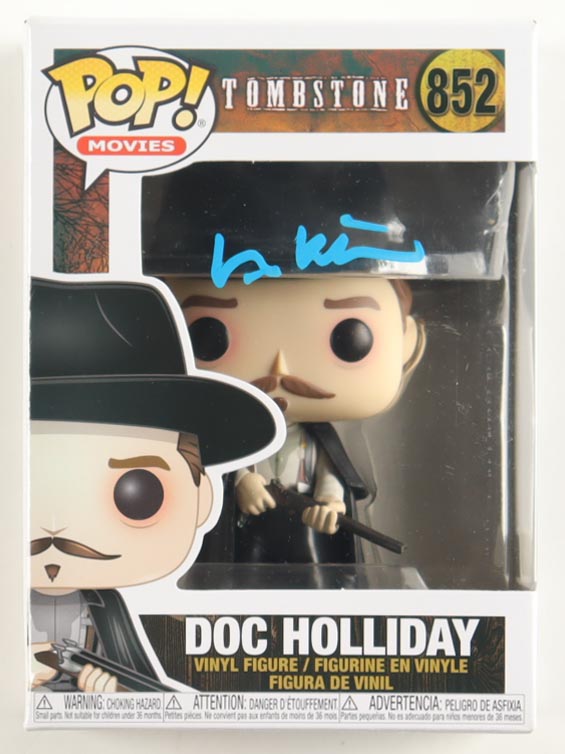 Val Kilmer Signed "Tombstone" #852 Doc Holiday Funko Pop! Vinyl Figure (JSA & Celebrity Authentics) at PristineAuction.com Val Kilmer Signed "Tombstone" #852 Doc Holiday Funko Pop! Vinyl Figure (JSA & Celebrity Authentics) at PristineAuction.com
