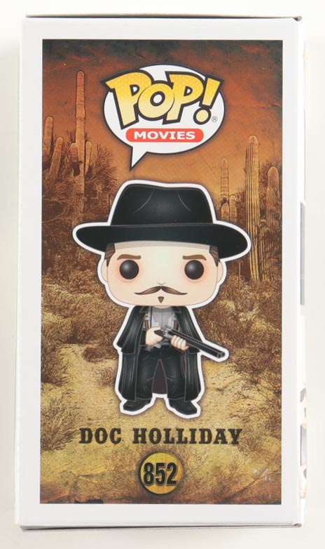 Val Kilmer Signed "Tombstone" #852 Doc Holiday Funko Pop! Vinyl Figure (JSA & Celebrity Authentics) at PristineAuction.com Val Kilmer Signed "Tombstone" #852 Doc Holiday Funko Pop! Vinyl Figure (JSA & Celebrity Authentics) at PristineAuction.com