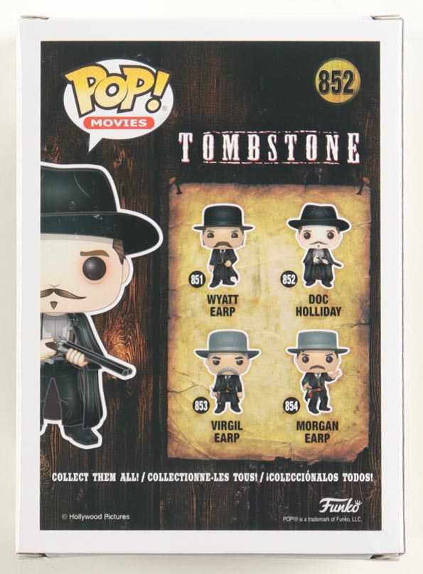 Val Kilmer Signed "Tombstone" #852 Doc Holiday Funko Pop! Vinyl Figure (JSA & Celebrity Authentics) at PristineAuction.com Val Kilmer Signed "Tombstone" #852 Doc Holiday Funko Pop! Vinyl Figure (JSA & Celebrity Authentics) at PristineAuction.com