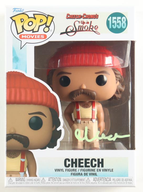 Cheech Marin Signed "Cheech & Chong's: Up in Smoke" #1559 Chong Funko Pop! Vinyl Figure (JSA) at PristineAuction.com Cheech Marin Signed "Cheech & Chong's: Up in Smoke" #1559 Chong Funko Pop! Vinyl Figure (JSA) at PristineAuction.com